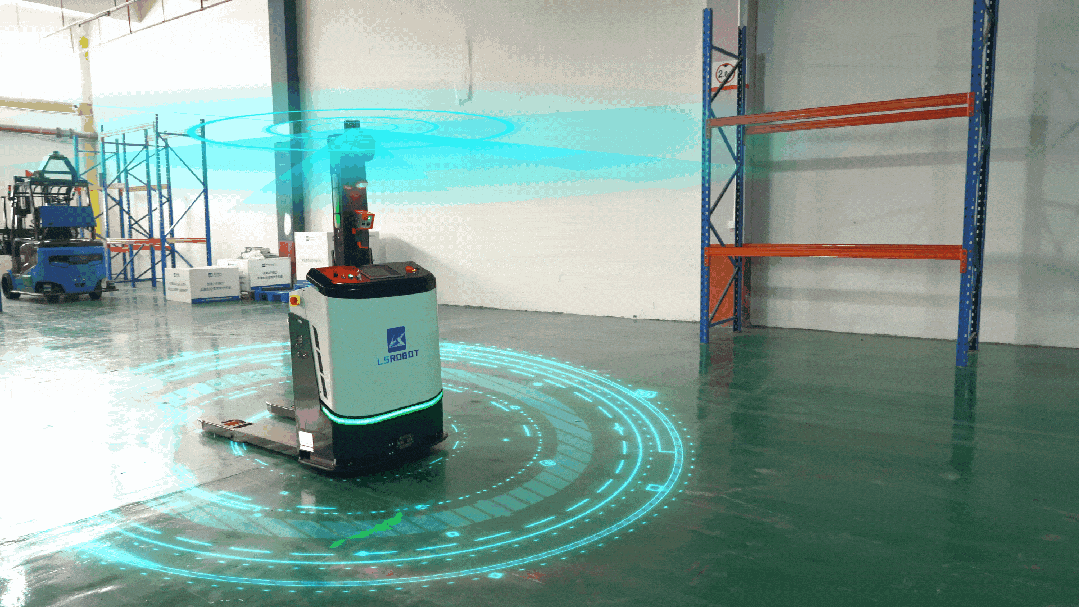 轻量级搬运王者：镭神智能LXST20-D3D SLAM无人叉车，高效安全新选择
